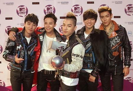 Big Bang giành giải Nghệ sĩ quốc tế xuất nhắc nhất tại EMA năm nay